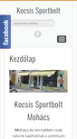 Mobile Screenshot of kocsissport.hu